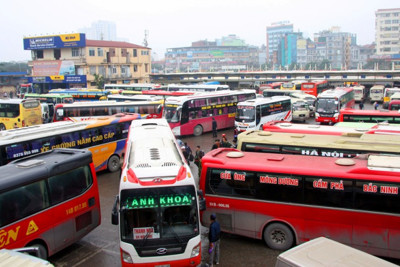 Hà Nội triển khai cắm điểm đón, trả khách bằng ô tô theo tuyến cố định