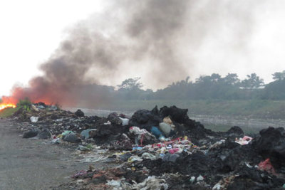 Hệ lụy từ đốt rác thải bừa bãi