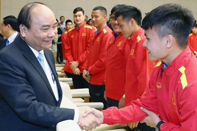 Thủ tướng gọi điện động viên Đội tuyển Việt Nam trong ngày Quốc khánh