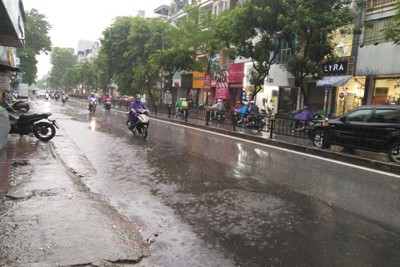 Hà Nội: Cơ bản các điểm ngập úng nước đã rút hết