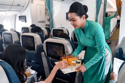 Vietnam Airlines khôi phục một số dịch vụ trên các chuyến bay