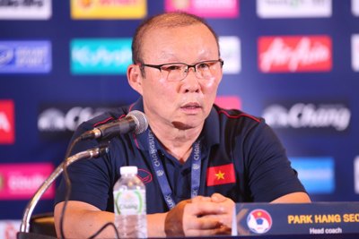 HLV Park Hang Seo: "Mục tiêu của bóng đá Việt Nam là vòng loại World Cup"