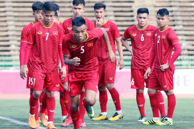U22 Việt Nam tích cực chuẩn bị cho lượt trận thứ 2 tại AFF U22 LG Cup 2019