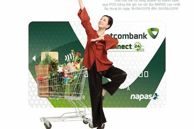 Hưởng ứng Ngày không tiền mặt cùng thẻ ghi nợ nội địa Vietcombank