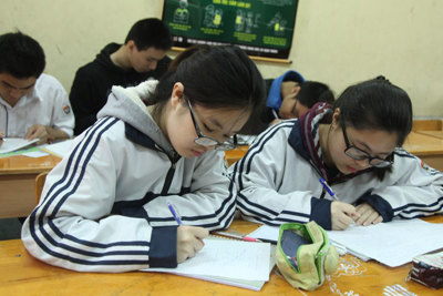 Kiểm tra khảo sát học sinh khối 12 tại Hà Nội: Cơ hội để rà soát kiến thức