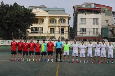 Khai mạc giải bóng đá Hội Nhà báo TP Hà Nội mở rộng lần thứ 25