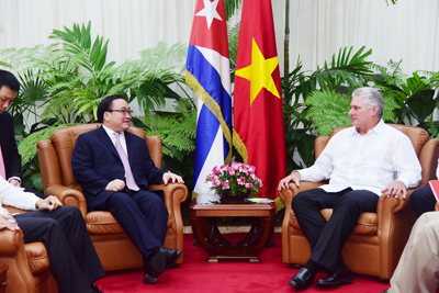 Hà Nội tăng cường hợp tác trên nhiều lĩnh vực với Pháp, Cuba