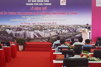 Động thổ Trung tâm thương mại AEON Mall Hải Phòng Lê Chân