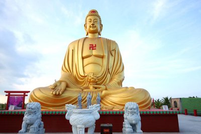 Chùm ảnh cảnh chùa Phật học 2 uy thiêng, thanh nhã