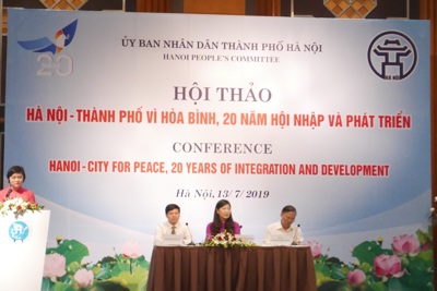 Khai mạc Hội thảo “Hà Nội - Thành phố vì hoà bình, 20 năm hội nhập và phát triển”