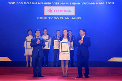 Hanel được bình chọn doanh nghiệp thịnh vượng năm 2019