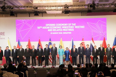 Khai mạc Hội nghị Bộ trưởng Kinh tế ASEAN lần thứ 50 tại Singapore