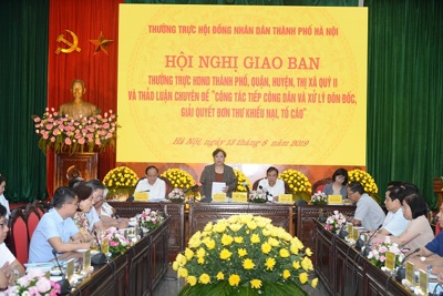 Chủ tịch HĐND TP Hà Nội: "Theo dõi đến cùng, tránh tính hình thức trong xử lý đơn thư"
