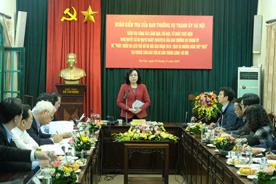 Phó Bí thư Thường trực Thành ủy Ngô Thị Thanh Hằng: Đẩy nhanh tiến độ bảo tồn, tôn tạo, phát huy giá trị di sản