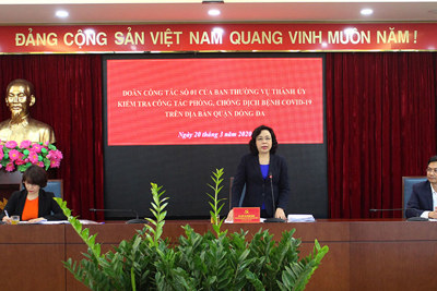 Phó Bí thư Thường trực Thành ủy Ngô Thị Thanh Hằng: Đảm bảo vừa phòng chống dịch, vừa phát triển kinh tế