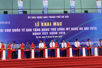 Khai mạc Hội chợ quốc tế quà tặng hàng thủ công mỹ nghệ Hà Nội 2019