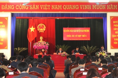 Đan Phượng khai mạc kỳ họp thứ 5 HĐND huyện khóa XIX