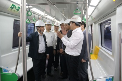 Bộ trưởng Bộ GTVT: Người dân mong đường sắt Cát Linh - Hà Đông sớm đưa vào khai thác
