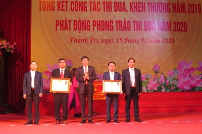 Thanh Trì: Hai tập thể được tặng Huân chương Lao động của Chủ tịch nước