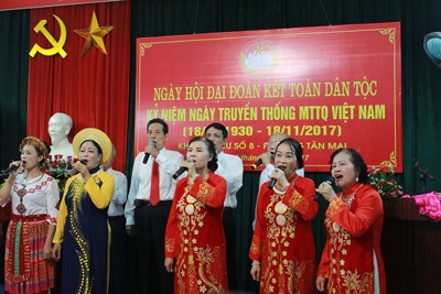 Ngày hội Đại đoàn kết toàn dân tộc tại phường Tân Mai