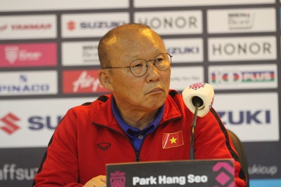 HLV Park Hang Seo: “Chúng tôi chờ đợi trận đấu với đội tuyển Iraq”