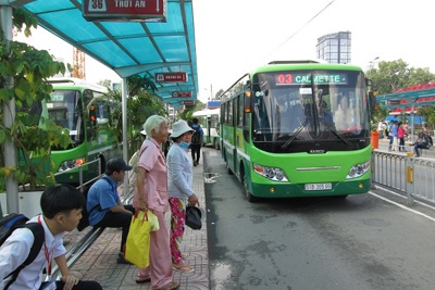 TP Hồ Chí Minh: Người dân được miễn vé xe buýt dịp lễ 30/4 và 1/5
