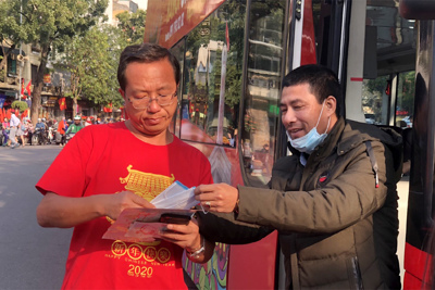 Hà Nội: Tăng cường phòng dịch viêm phổi Vũ Hán tại các đầu mối vận tải khách