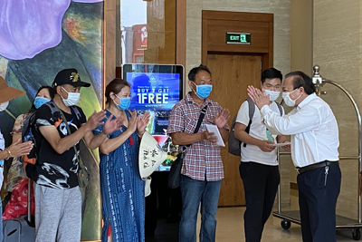 Kết thúc cách ly 29 du khách tại khách sạn Vanda ở Đà Nẵng
