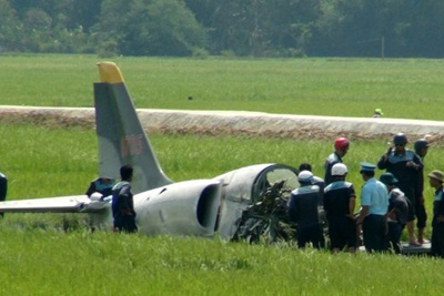 Bộ Quốc phòng thông tin về vụ máy bay quân sự rơi ở Nghệ An