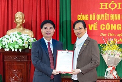 Thủ tướng phê chuẩn miễn nhiệm Phó Chủ tịch UBND tỉnh Hà Nam