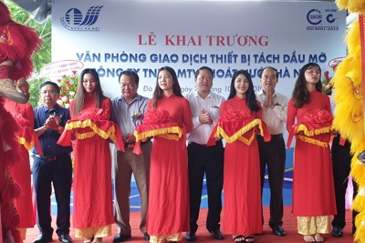 Công ty Thoát nước Hà Nội khai trương văn phòng thiết bị tách dầu mỡ tại Đà Nẵng