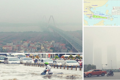 Hà Nội tiếp tục có sương mù, TP Hồ Chí Minh lo ngập nặng khi áp thấp vào Biển Đông