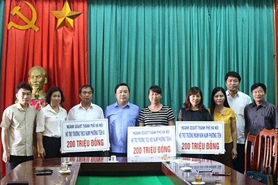 Ngành GD&ĐT Hà Nội hỗ trợ 1 tỷ đồng cho 5 trường bị úng ngập