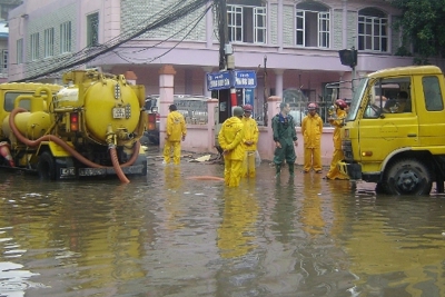 Hà Nội: Tăng cường lực lượng ứng trực tại các điểm nóng về ngập lụt