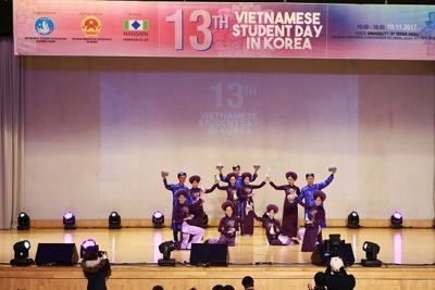 Hơn 1.000 đại biểu tham gia Ngày hội sinh viên Việt Nam tại Hàn Quốc