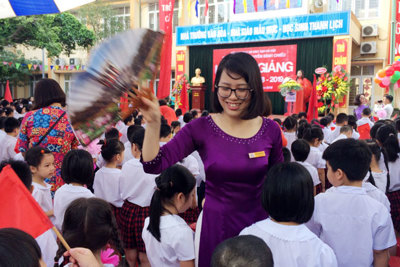 Lễ khai giảng ở ngôi trường đặc biệt nhất Hà Nội