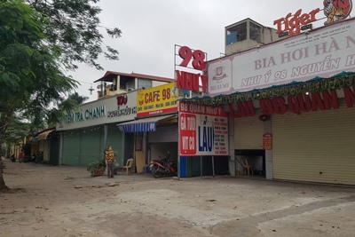 Quận Hoàng Mai: Thành lập 7 tổ công tác kiểm tra việc tạm dừng kinh doanh tại các cửa hàng