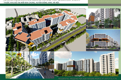 Mở bán và cho thuê 484 căn nhà ở xã hội tại Khu đô thị mới Kim Chung