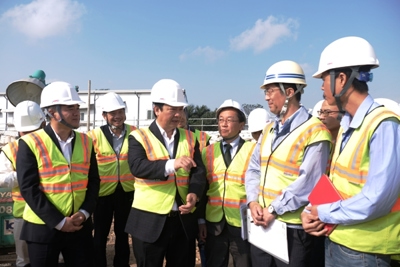 Hà Nội: Kiểm tra tiến độ Nhà máy xử lý nước thải Yên Xá