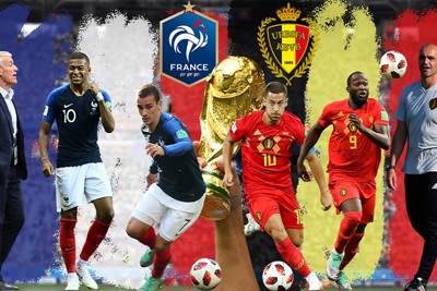Tứ kết World Cup 2018: Pháp - Bỉ Cuộc chiến của thế hệ vàng