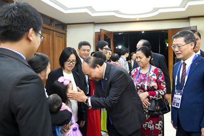 Thủ tướng Nguyễn Xuân Phúc dự Ngày hội Đại đoàn kết phường Điện Biên
