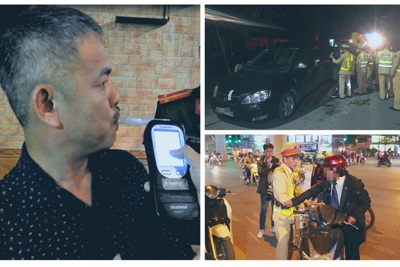 Sau 5 ngày áp dụng Nghị định 100: Nhiều lái xe say rượu chống đối, hành hung CSGT