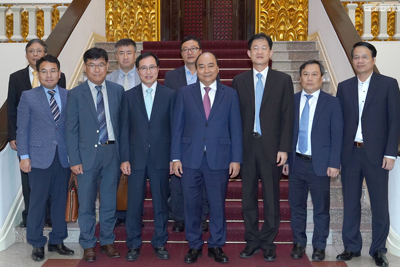 Thủ tướng tiếp Tổng Giám đốc Tổ hợp Samsung tại Việt Nam