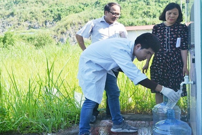 Kết quả xét nghiệm mới nhất về 25 mẫu nước sạch sông Đà