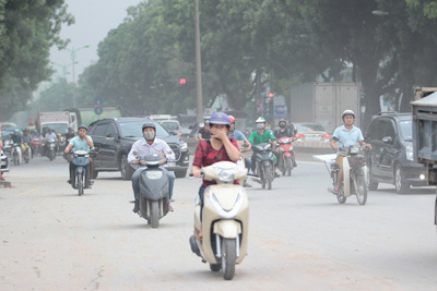 Hà Nội: 2 khu vực giao thông có chất lượng không khí ở mức kém