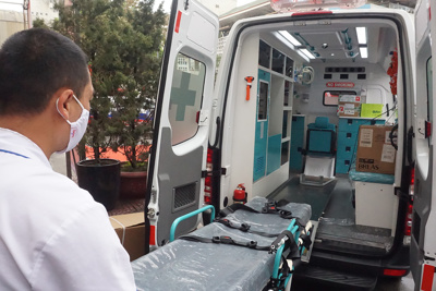 Quảng Ninh trang bị xe cứu thương chuẩn quốc tế phục vụ phòng chống dịch Covid- 19