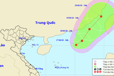 Xuất hiện áp thấp nhiệt đới trên Biển Đông, vùng núi phía Bắc mưa lớn