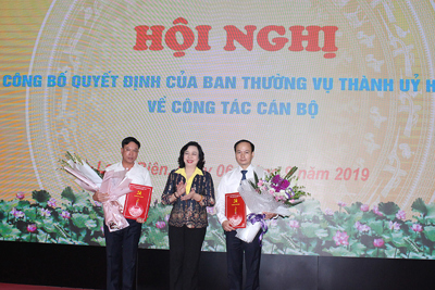 Đồng chí Đường Hoài Nam giữ chức Phó Bí thư Quận ủy Long Biên