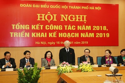 Tiếp tục phát huy trí tuệ và bản lĩnh của đại biểu Quốc hội TP Hà Nội