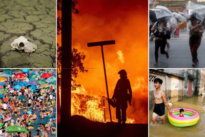 Thế giới qua ảnh: Nhìn lại những thảm họa thiên nhiên kinh hoàng trong tháng 7